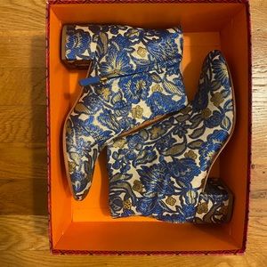 Tory Burch Shelby 50mm Brocade Bootie